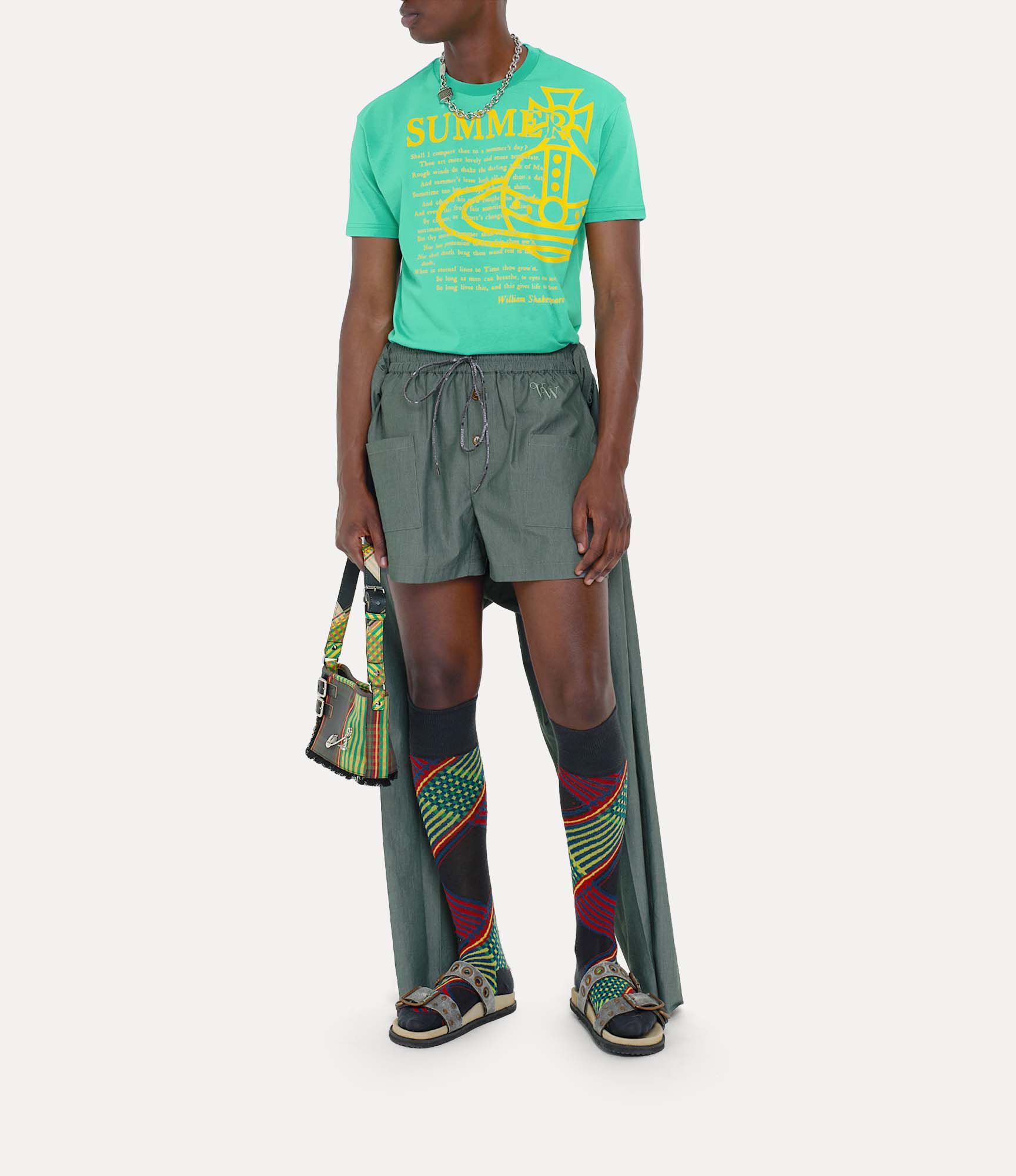 Vivienne Westwood Plain Knitted Short-sleeved T-shirt In Green