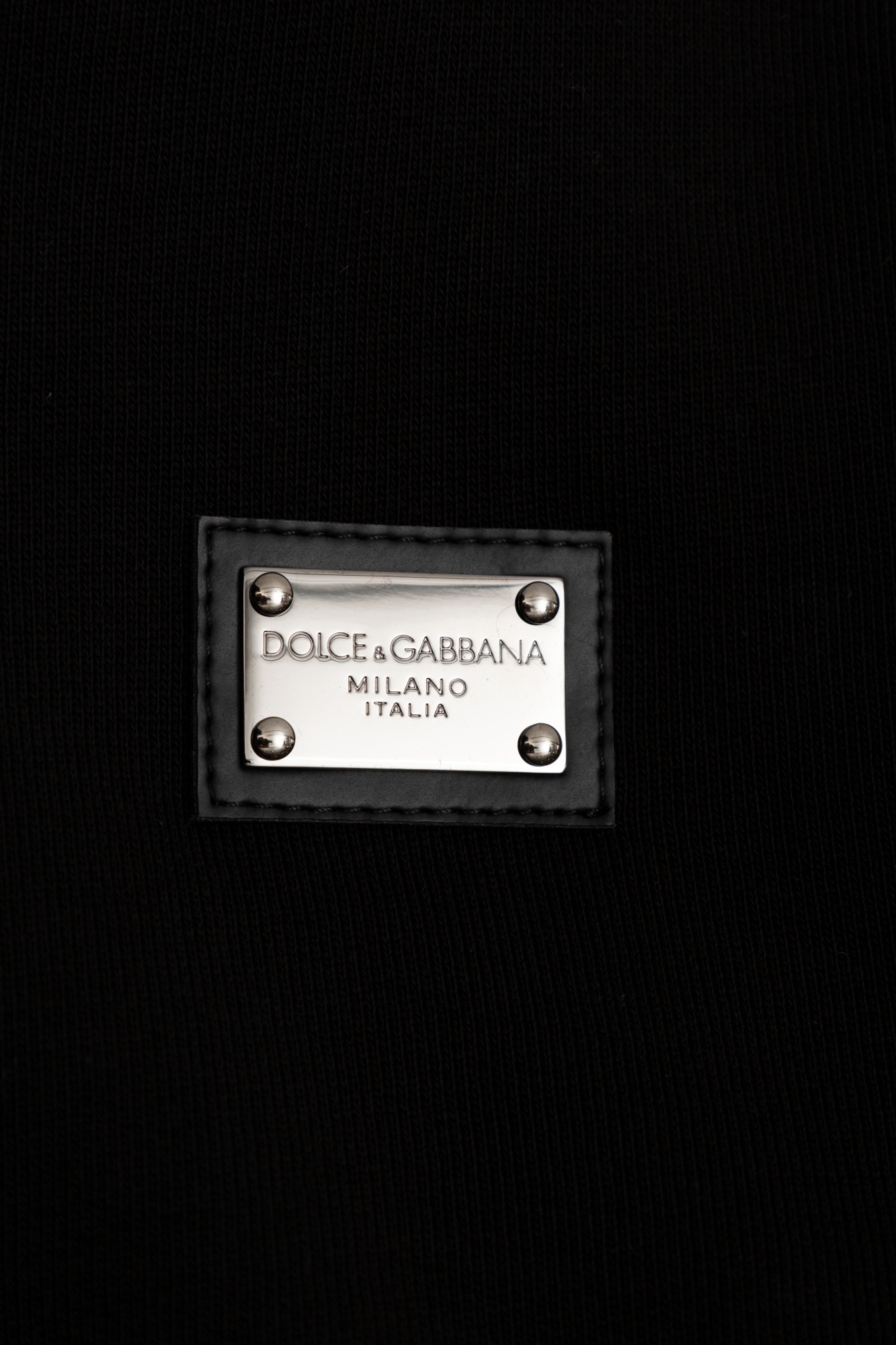 Dolce & Gabbana Logo-print Hoodie In Black
