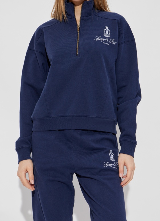 Sporty And Rich Half-zip Hoodie