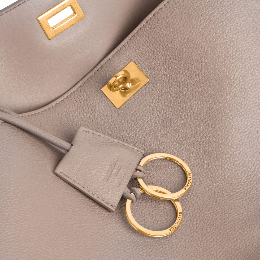 Balenciaga Medium Leather Rodeo Top-handle Bag