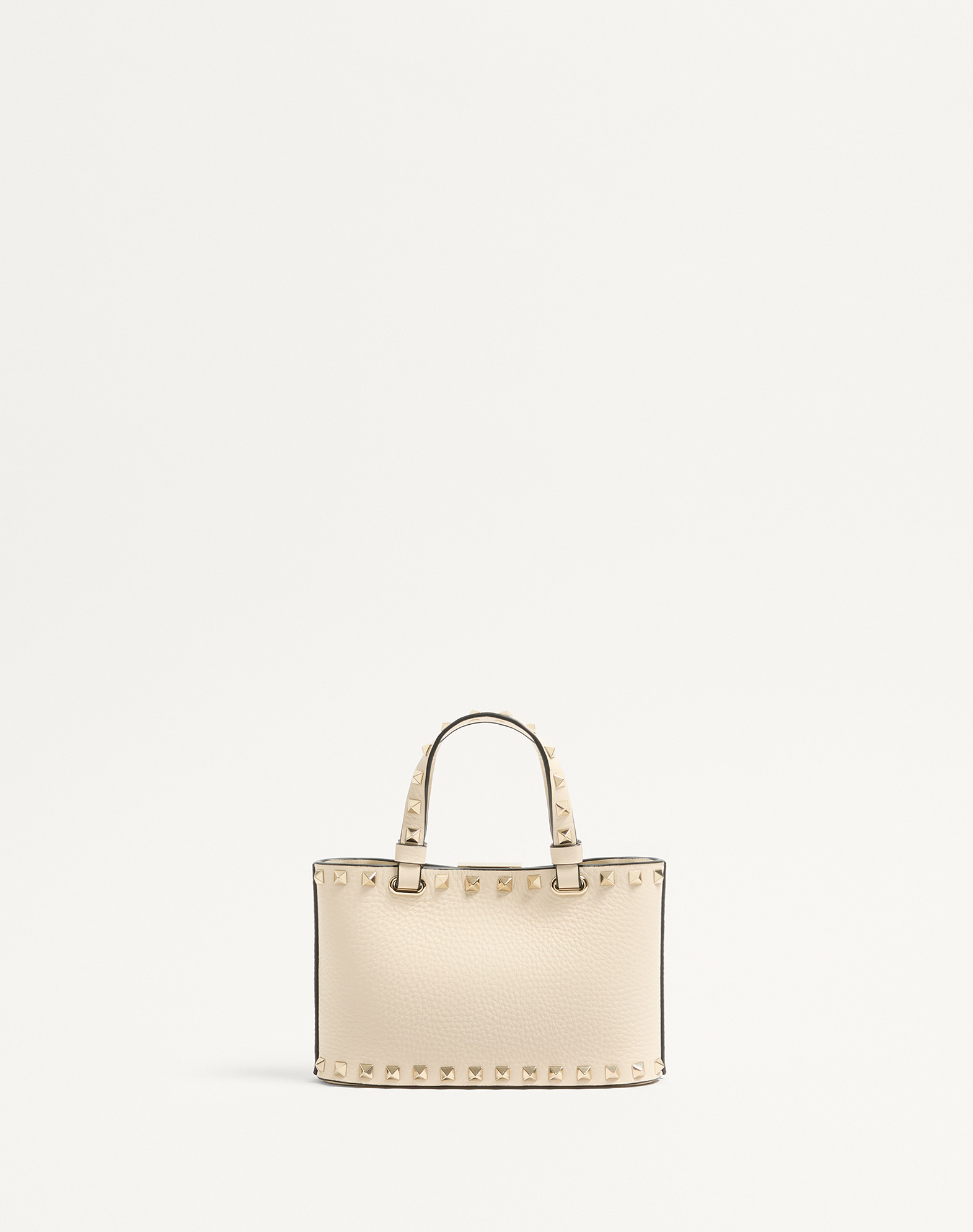 Valentino Rockstud Mini Leather Tote Bag