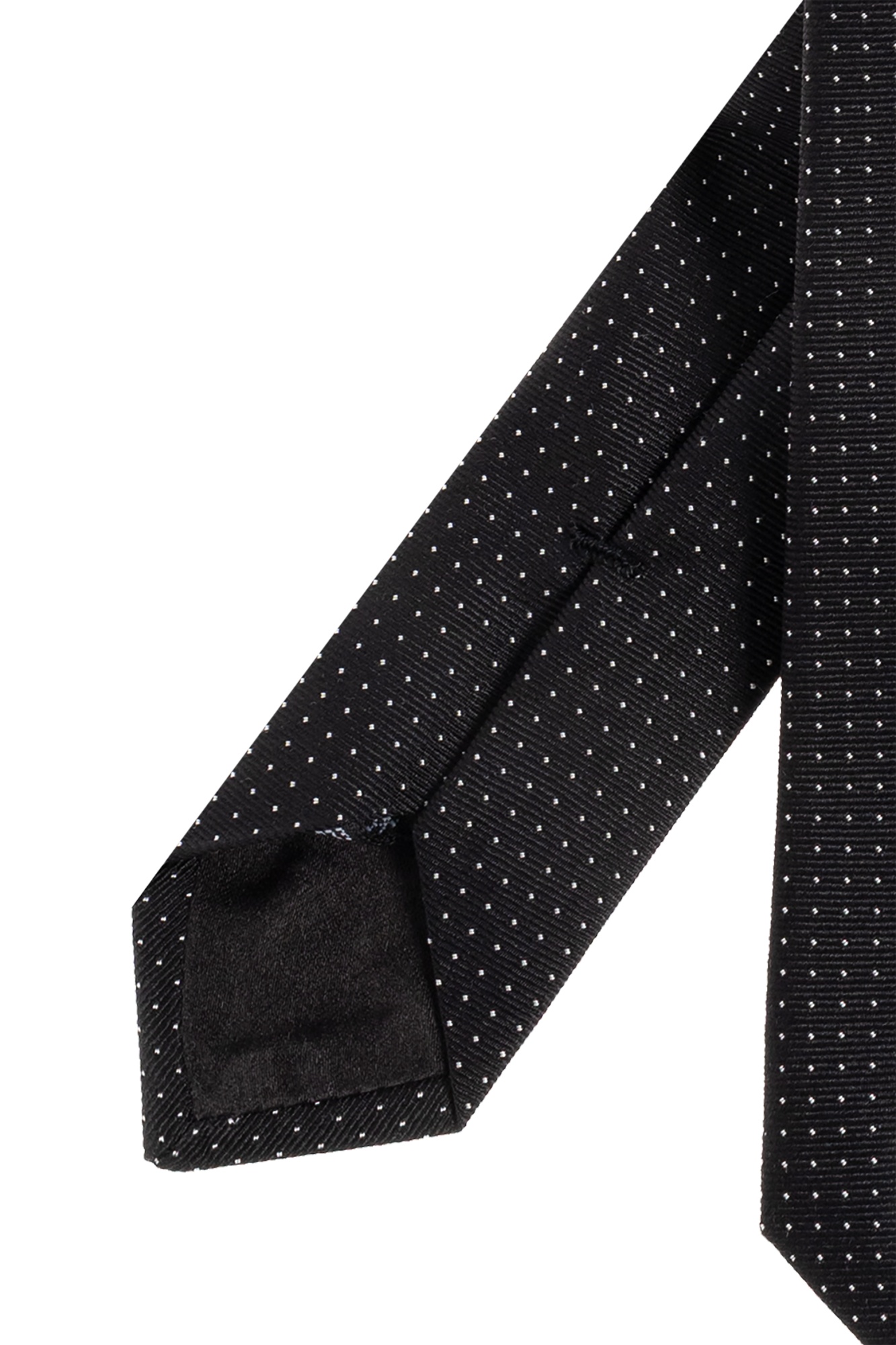 Giorgio Armani Pointed Tie In Black