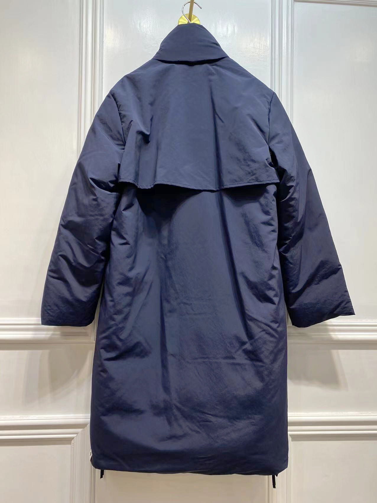 Jil Sander Zipper Long Style Down Jacket In Black