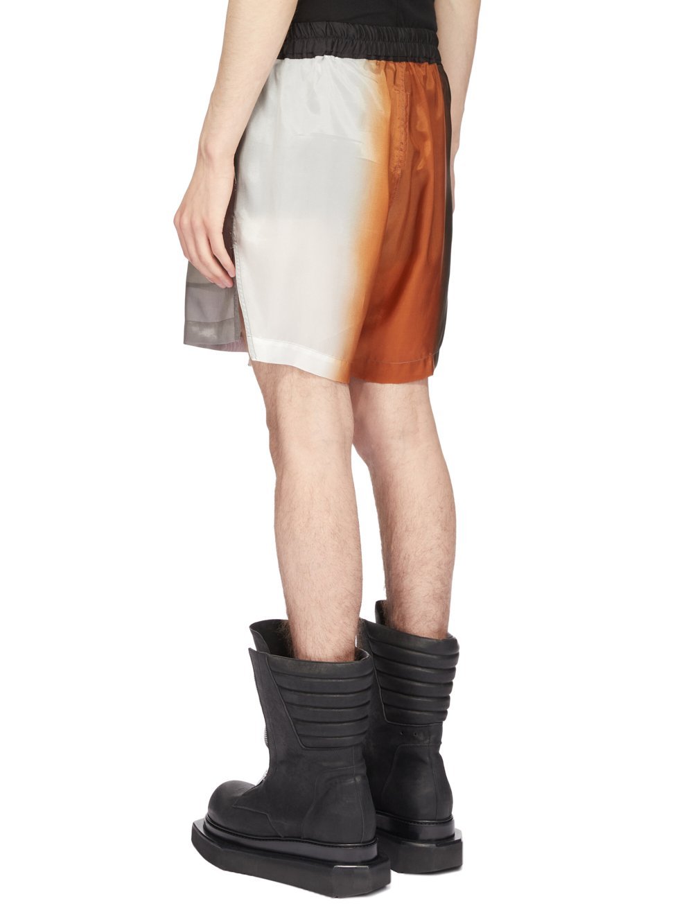 Rick Owens Printed Bela Boxer Shorts In Multicolor