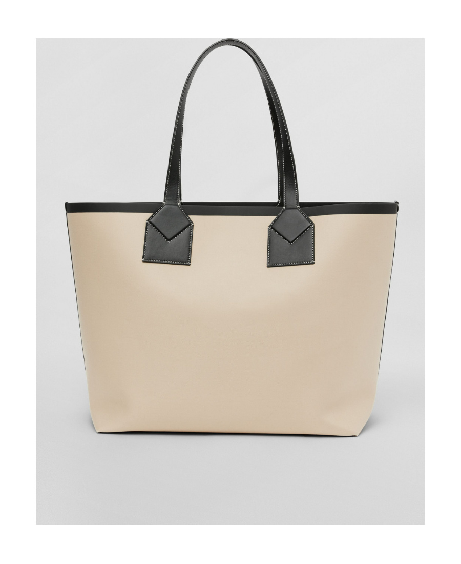 Burberry Logo-print Cotton Tote Bag In Nude