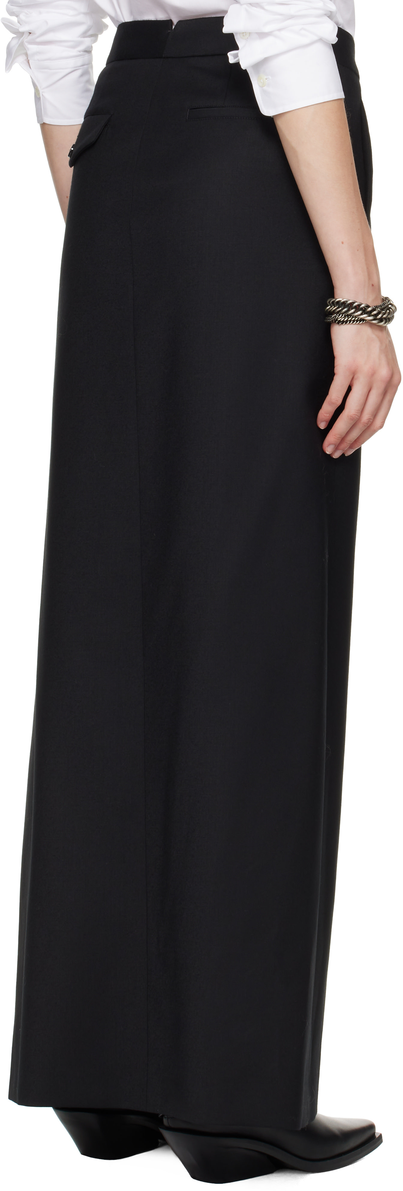 Ann Demeulemeester Wrap Skirt In Black