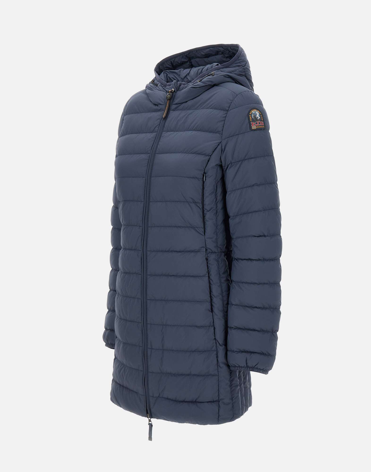 Parajumpers Long-sleeved Hooded Down Jacket In Blue