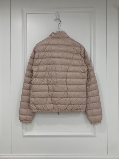 Moncler Lans Packable Short Down Jacket In Pink