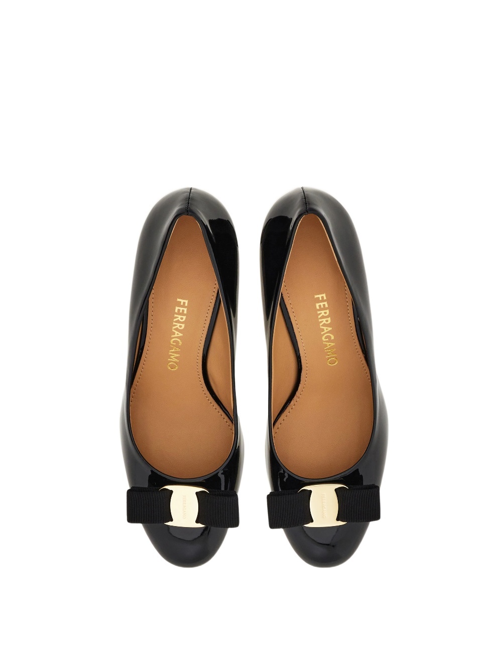 Ferragamo Vara Bow Pump Shoecarla In Black