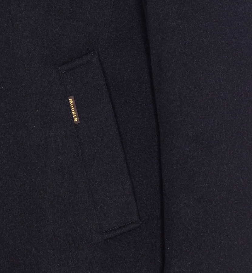 Moorer Long-sleeved Padded Jacket In Black