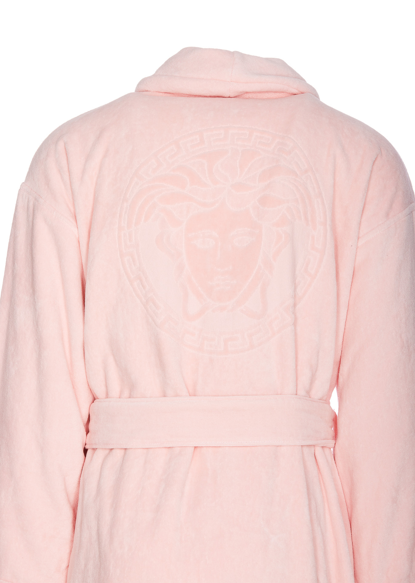 Versace La Medusa Bathrobe In Pink