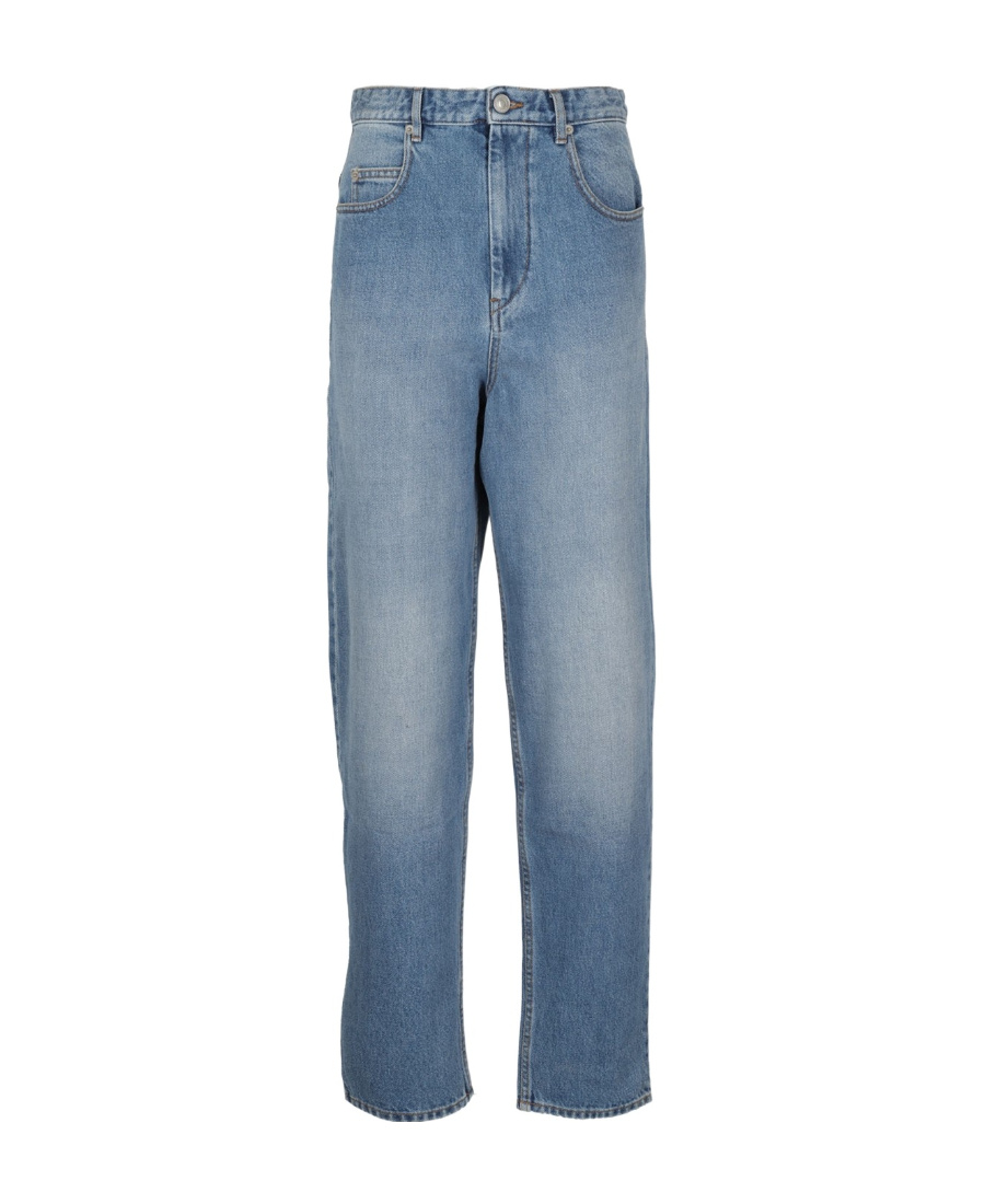 Shop Isabel Marant Étoile High-waisted Boyfriend Jeans In Blue