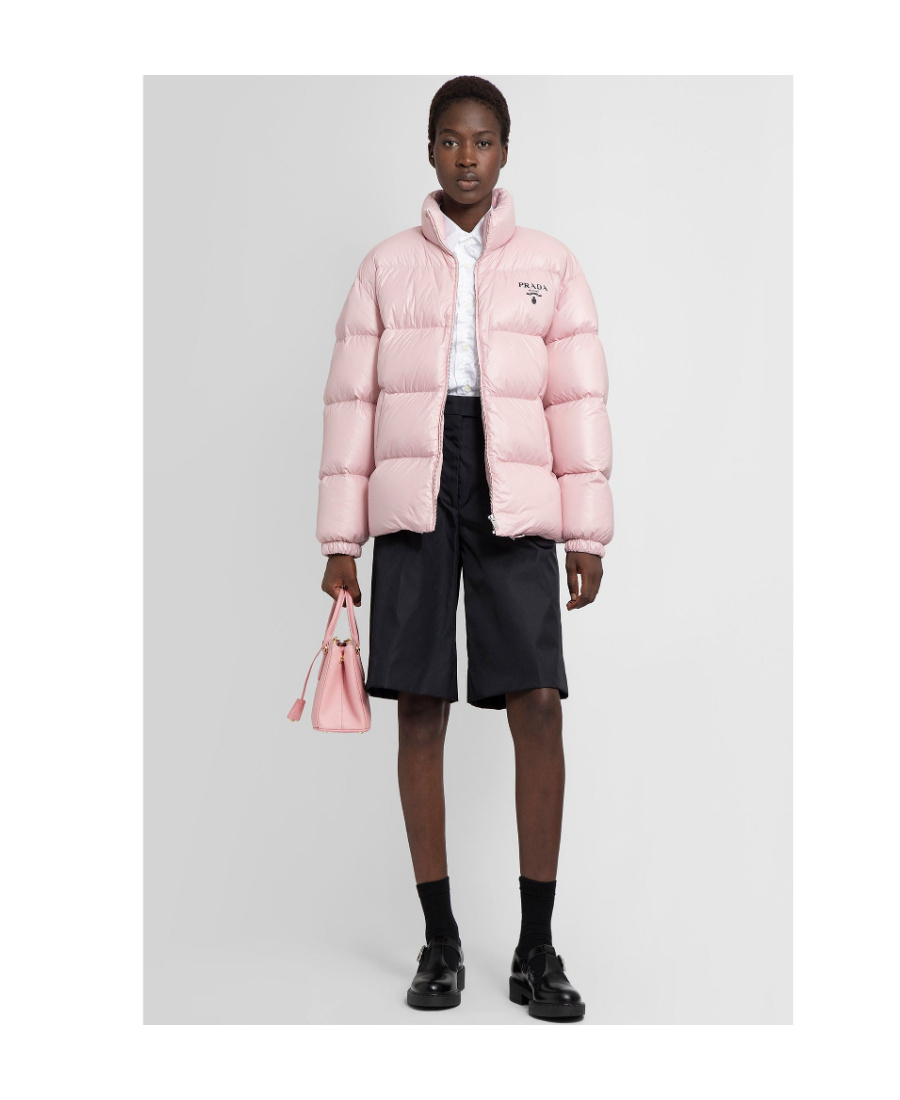PRADA LOGO DOWN JACKET 