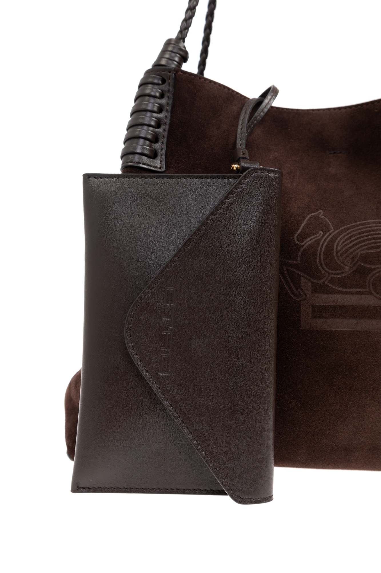 Etro Shoulder Bags With Dual Handles And Rectangular Shape In Burgundy