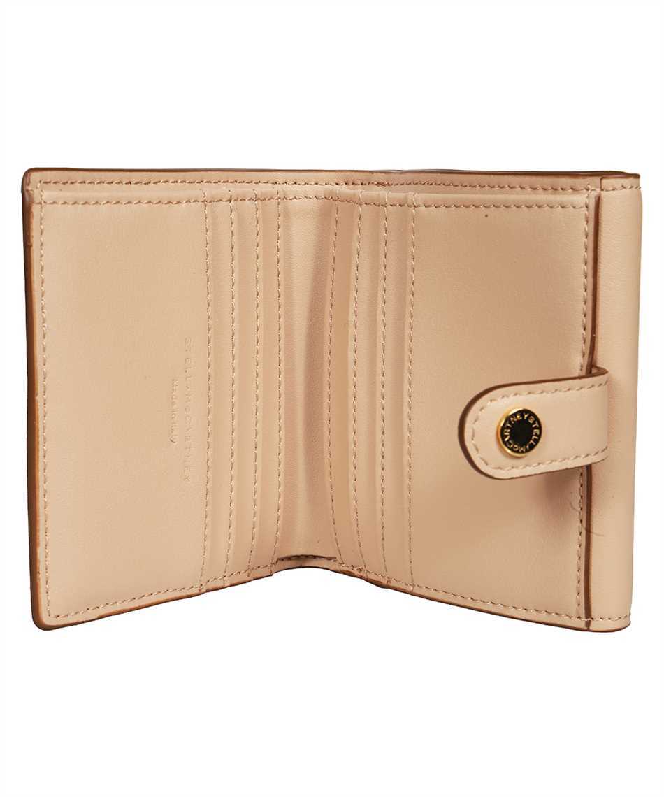 Stella Mccartney Logo-plaque Card Holder In Nude