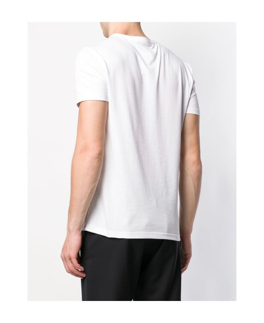 Alexander Mcqueen Floral Skull Print T-shirt In White