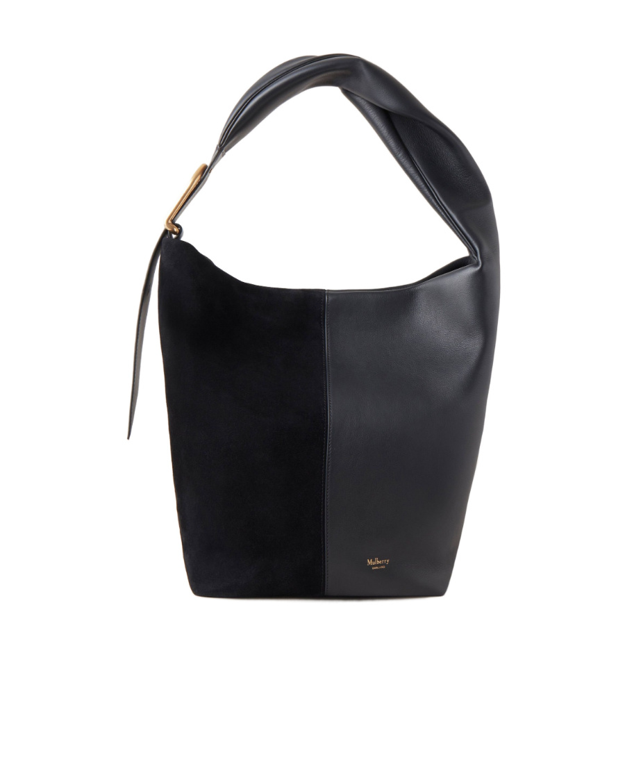 Mulberry Retwist Hobo Tote Bag In Black
