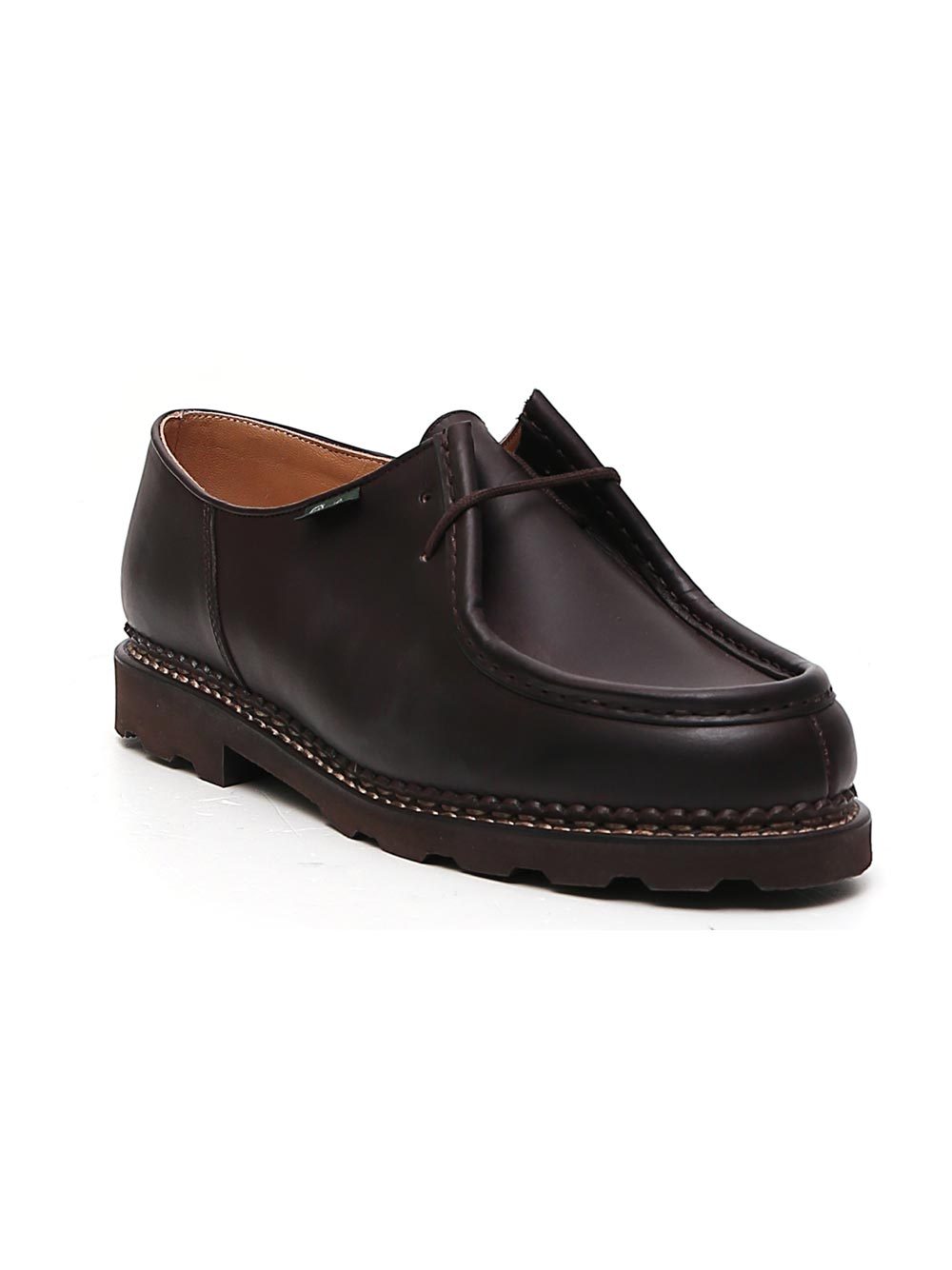 Paraboot "leather Michael Derby Shoe In Black