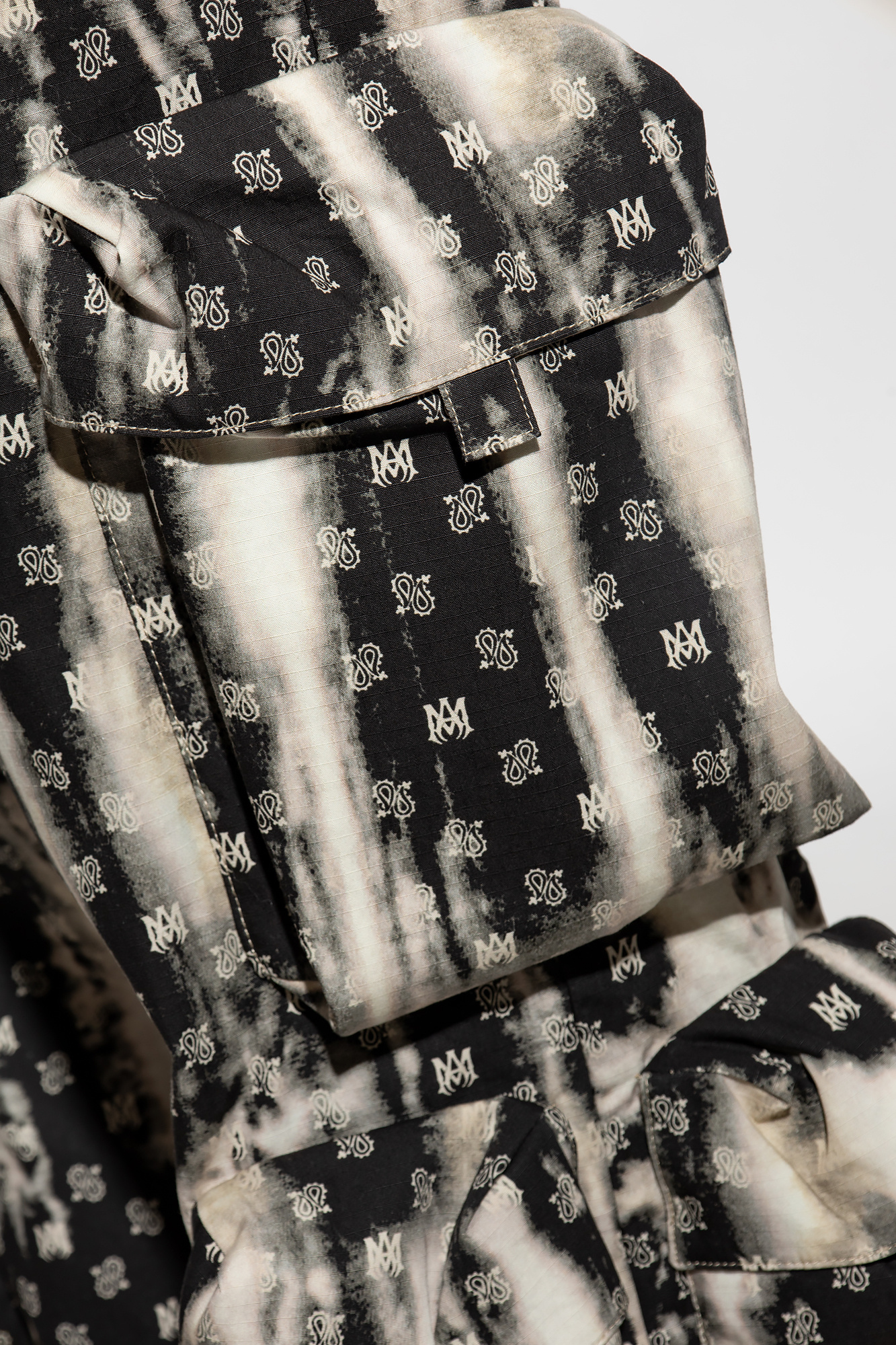 Amiri Monogram-pattern In Black