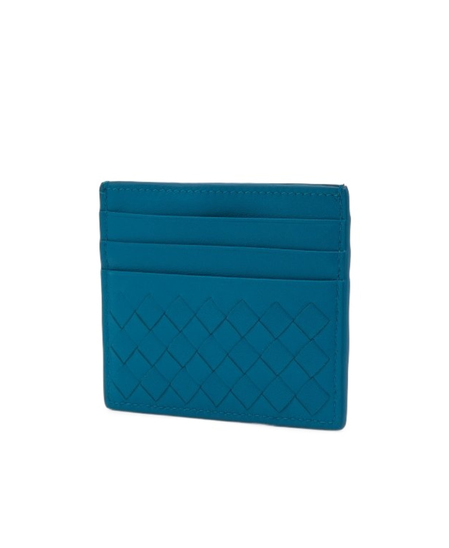 Bottega Veneta Braiding Effect Rectangular Clip In Green