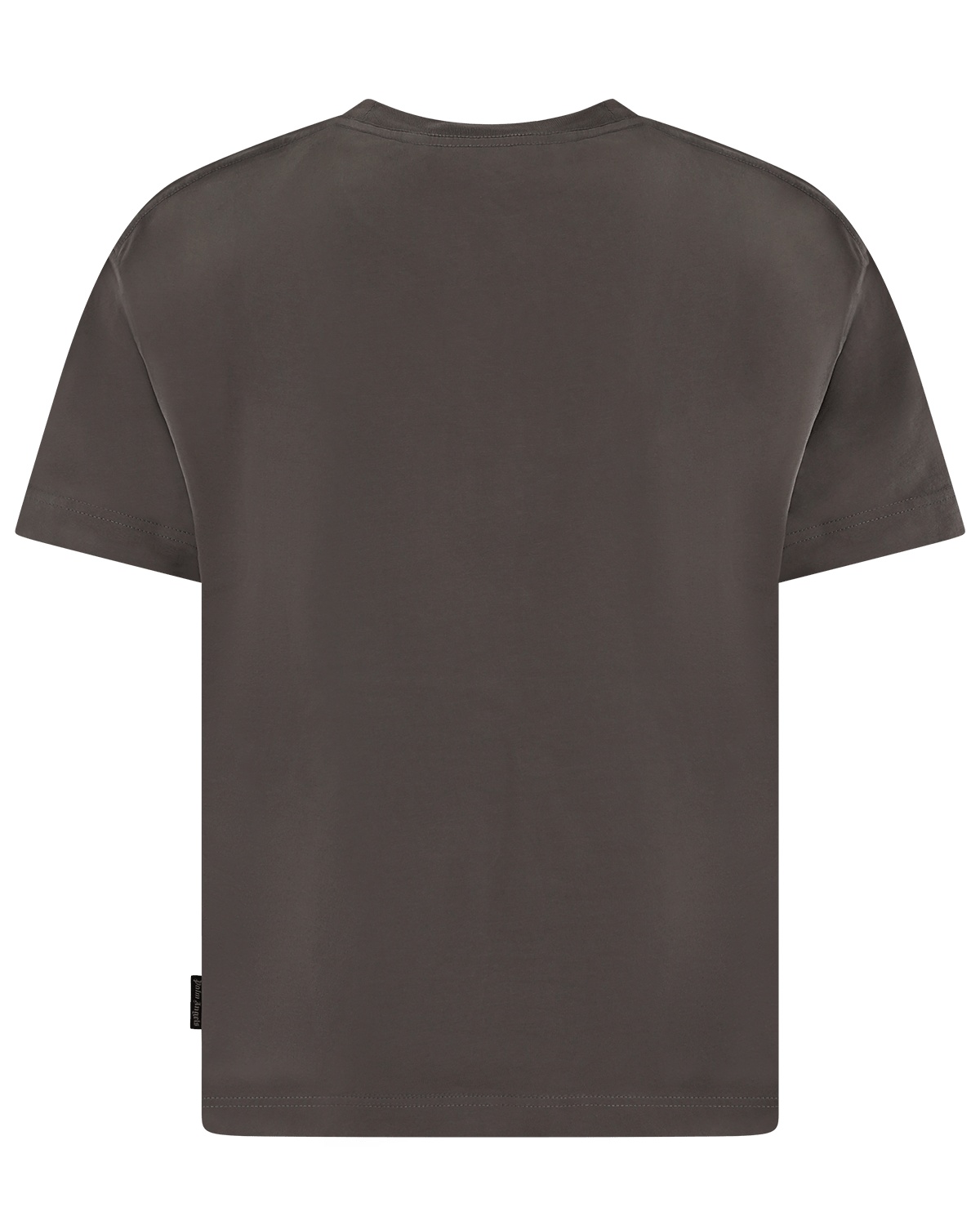 Palm Angels Snake Box Logo T-shirt In Gray