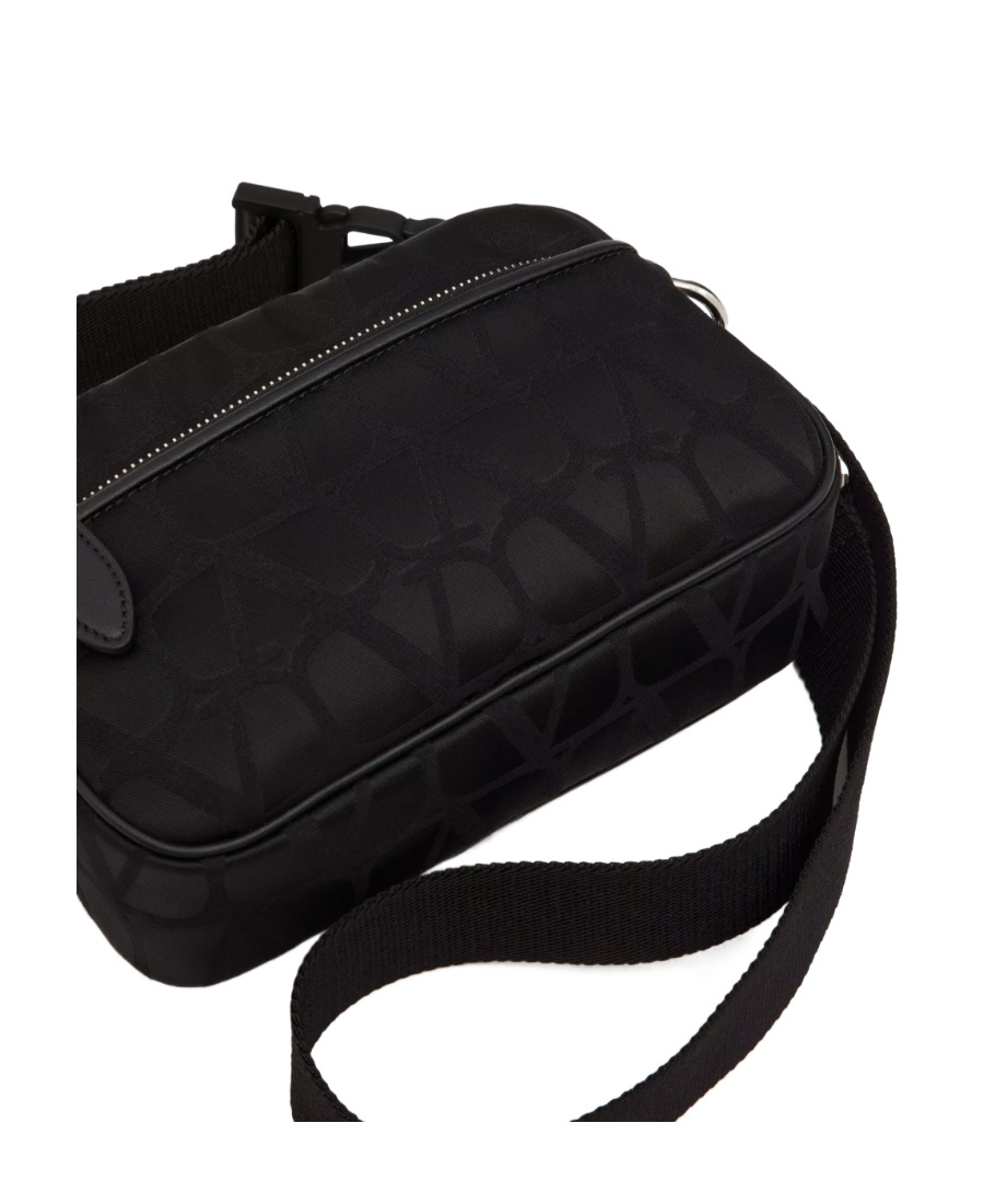 Valentino Borsa A Spalla Toile Iconographe In Black