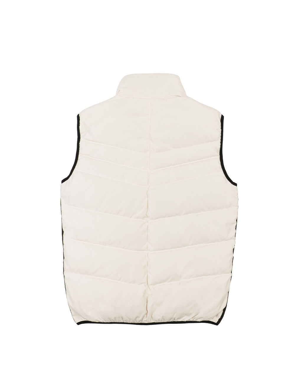 Ea7 Quilted Sleeveless Down Jacket In White