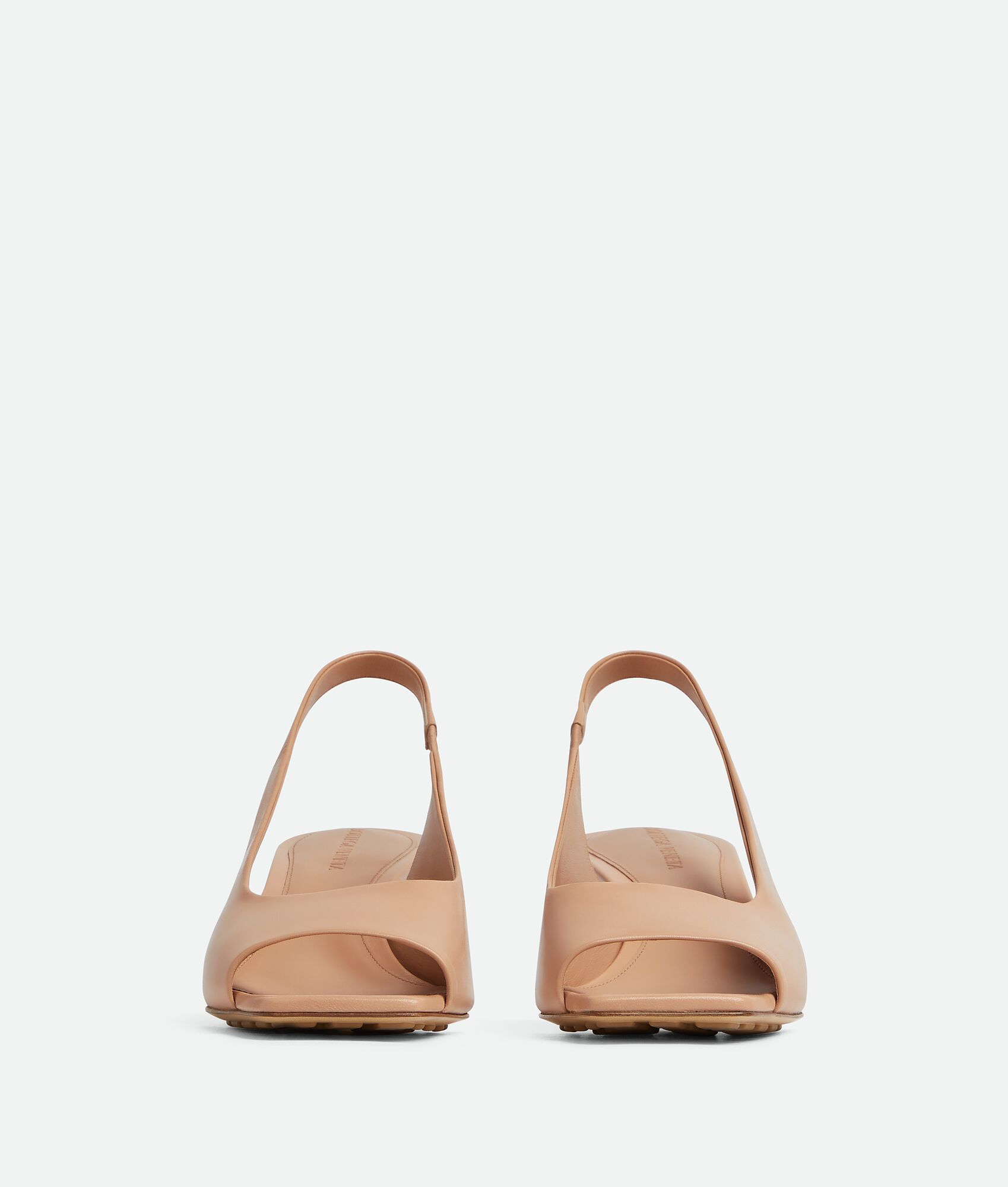 Bottega Veneta Knot Details High-heeled Sandals In Nude