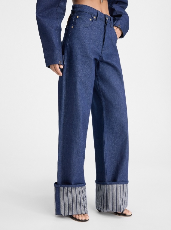 Jacquemus Belt-loop Jeans In Blue