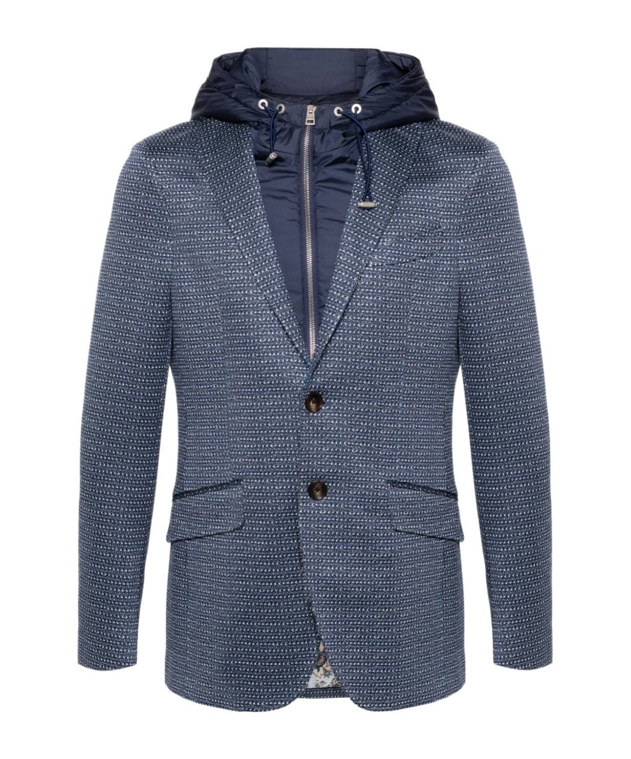 Etro Panelled-design Blazer In Blue