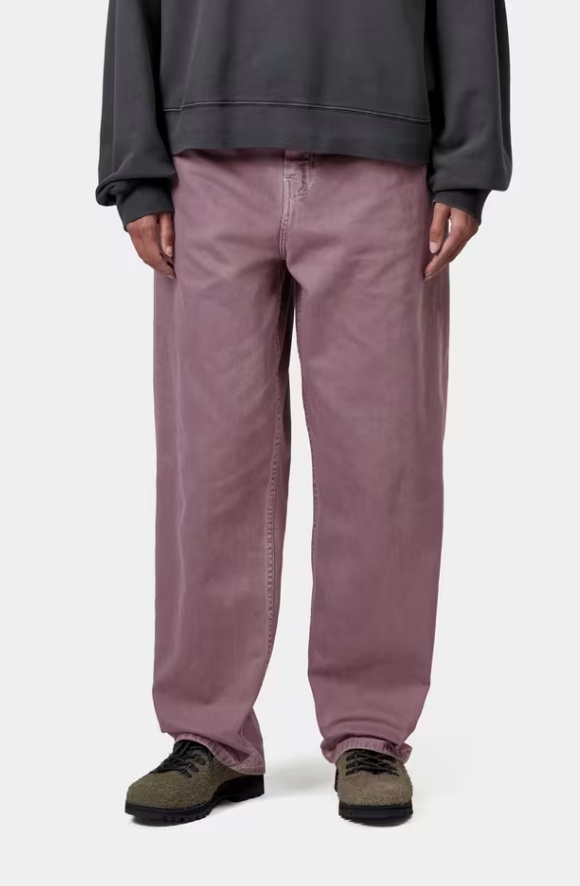 Carhartt Wip Brandon Logo-patch Jeans In Pink