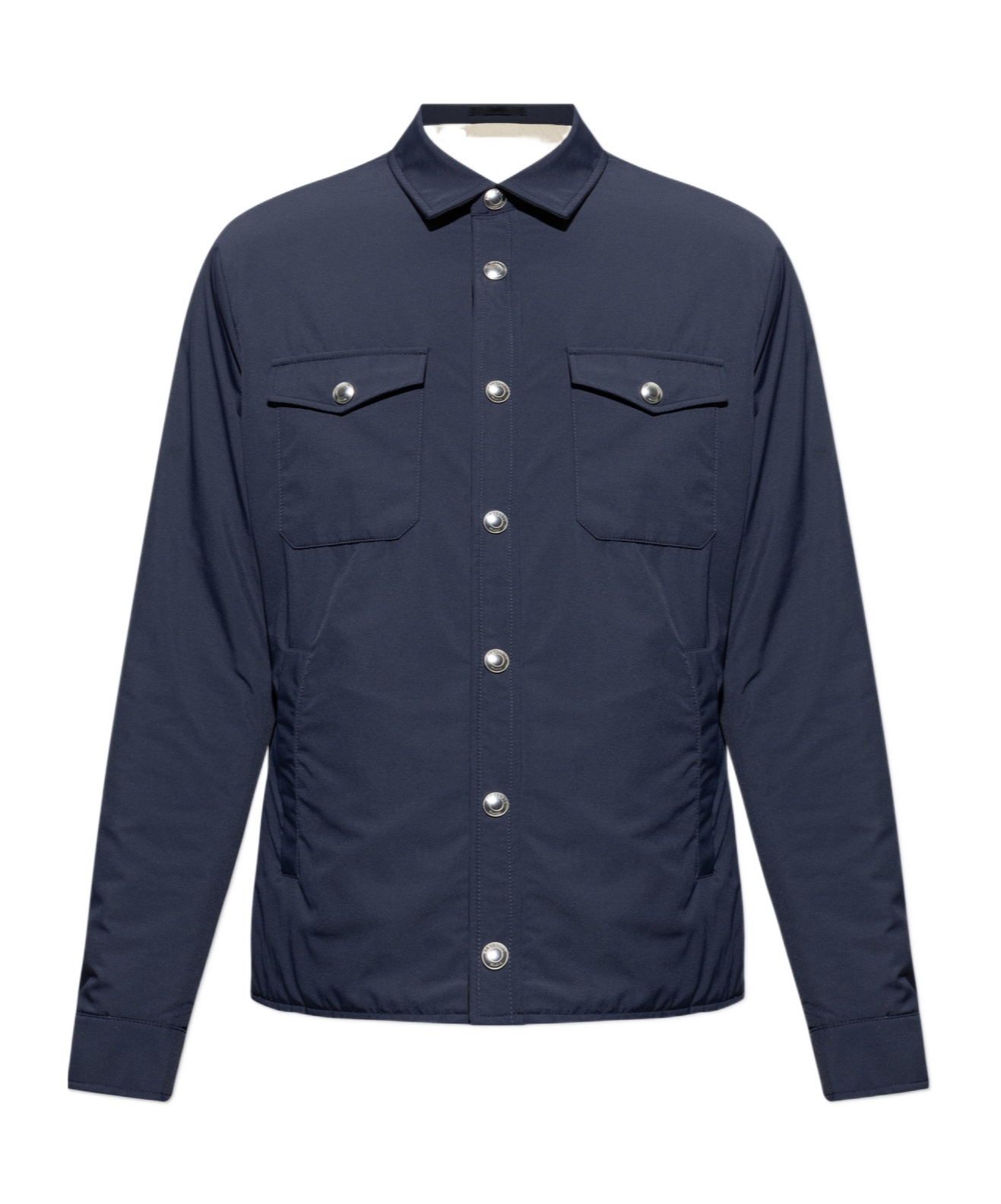 Eleventy Long-sleeved Casual Jacket In Black