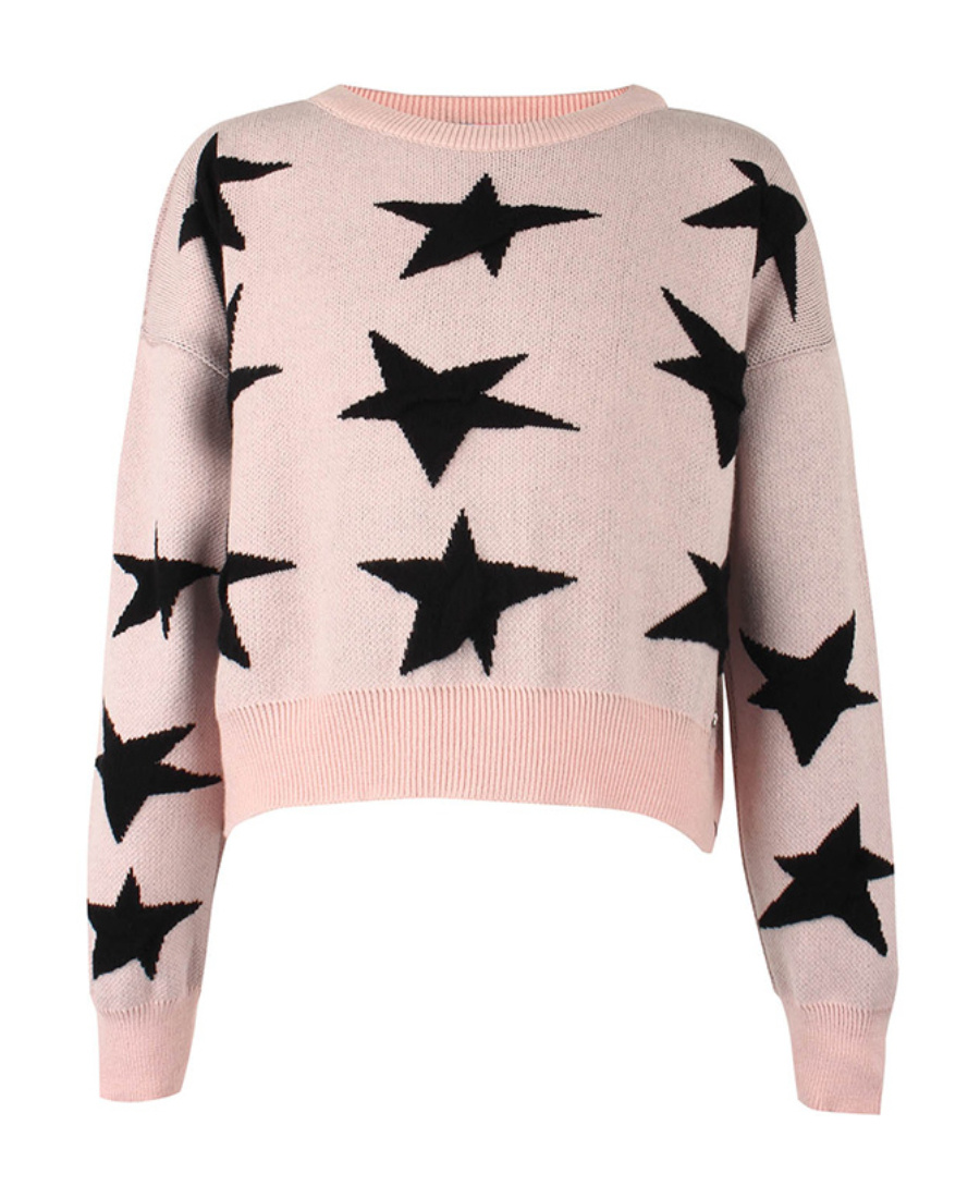 MSGM STAR PATTERN SWEATER 