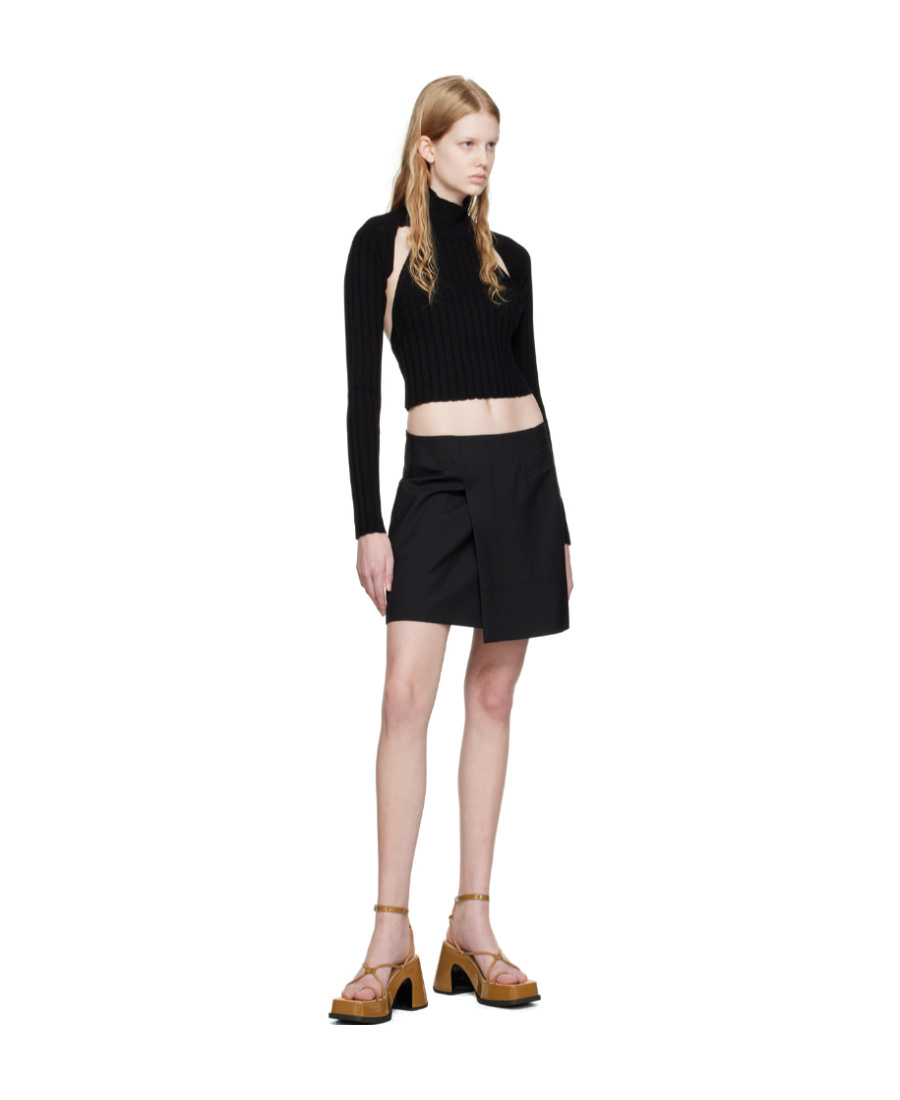 Eytys Black Romy Turtleneck In Black