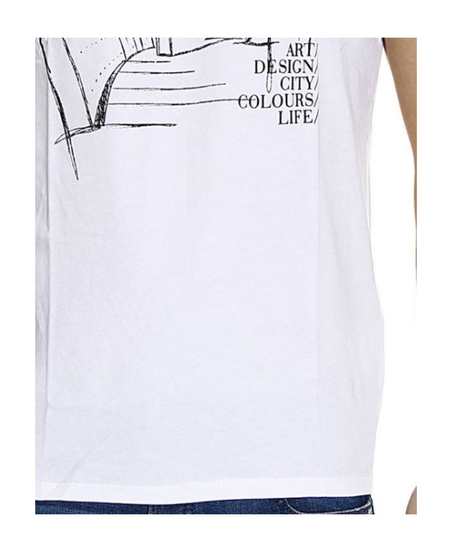 ARMANI JEANS LOGO DETAILS T-SHIRT