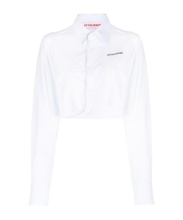 Ottolinger Long-sleeved Shirt In White