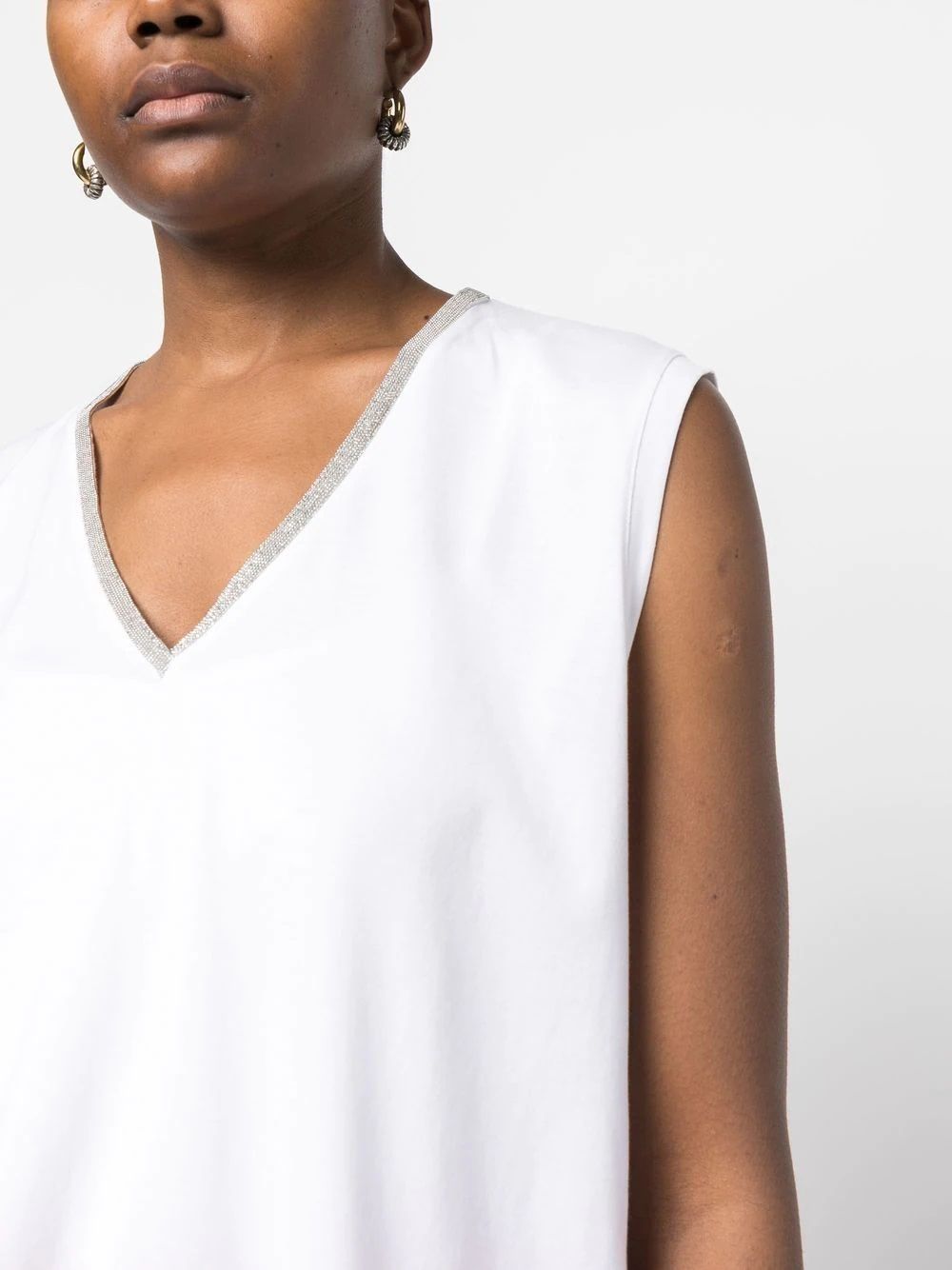 FABIANA FILIPPI FABIANA FILIPPI JERSEY VEST TOP