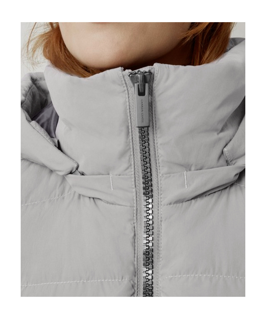 Canada Goose Aurora Hooded Parka Coat In Gray