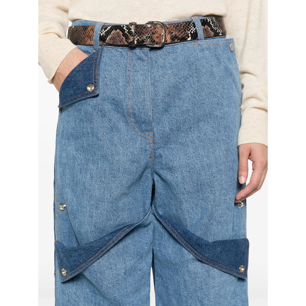 Kenzo Multi-pocket Jeans In Blue