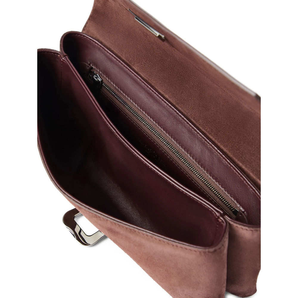 Brunello Cucinelli Logo Clutch In Red