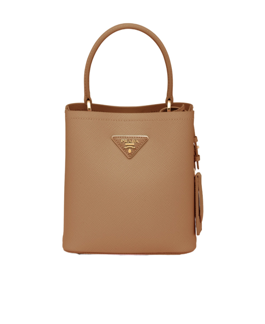 Prada Medium Panier Tote Bag In Brown