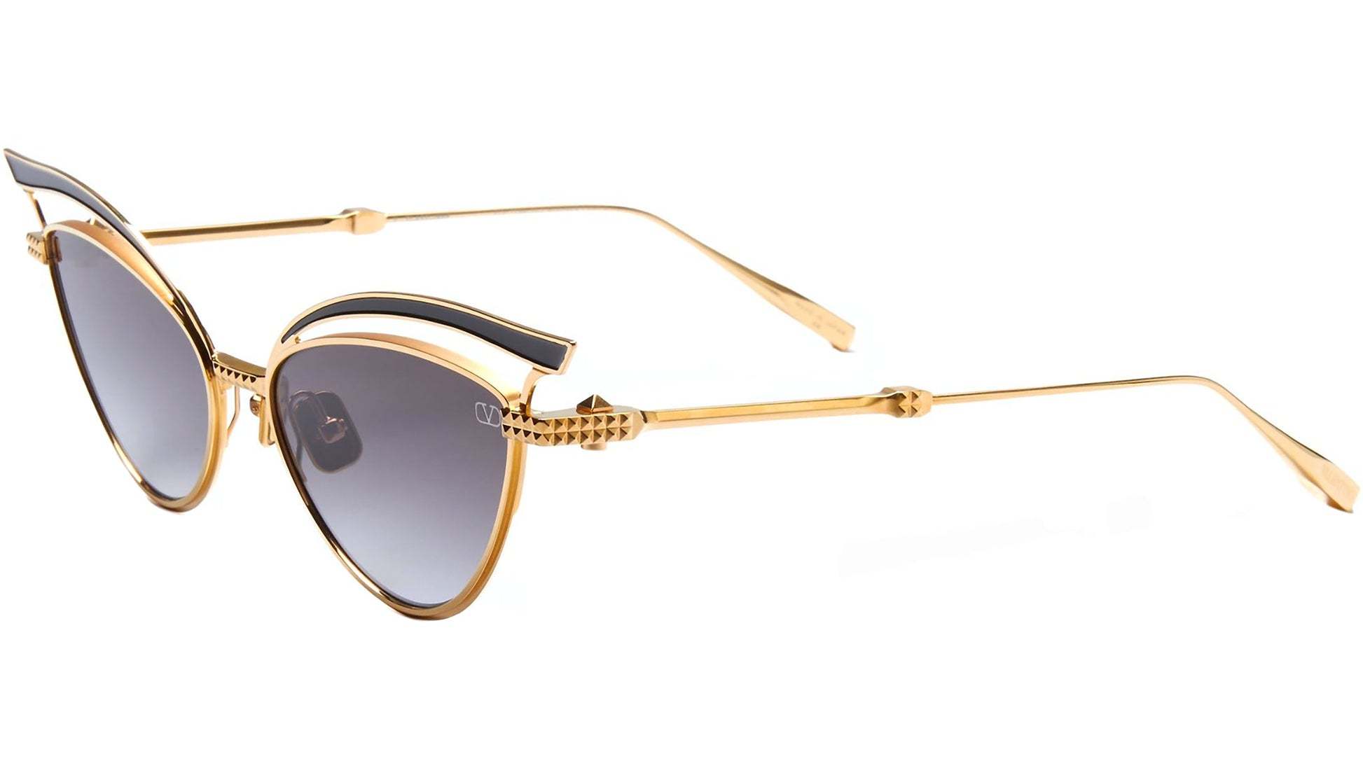Valentino Full Frame Sunglasses In Gray
