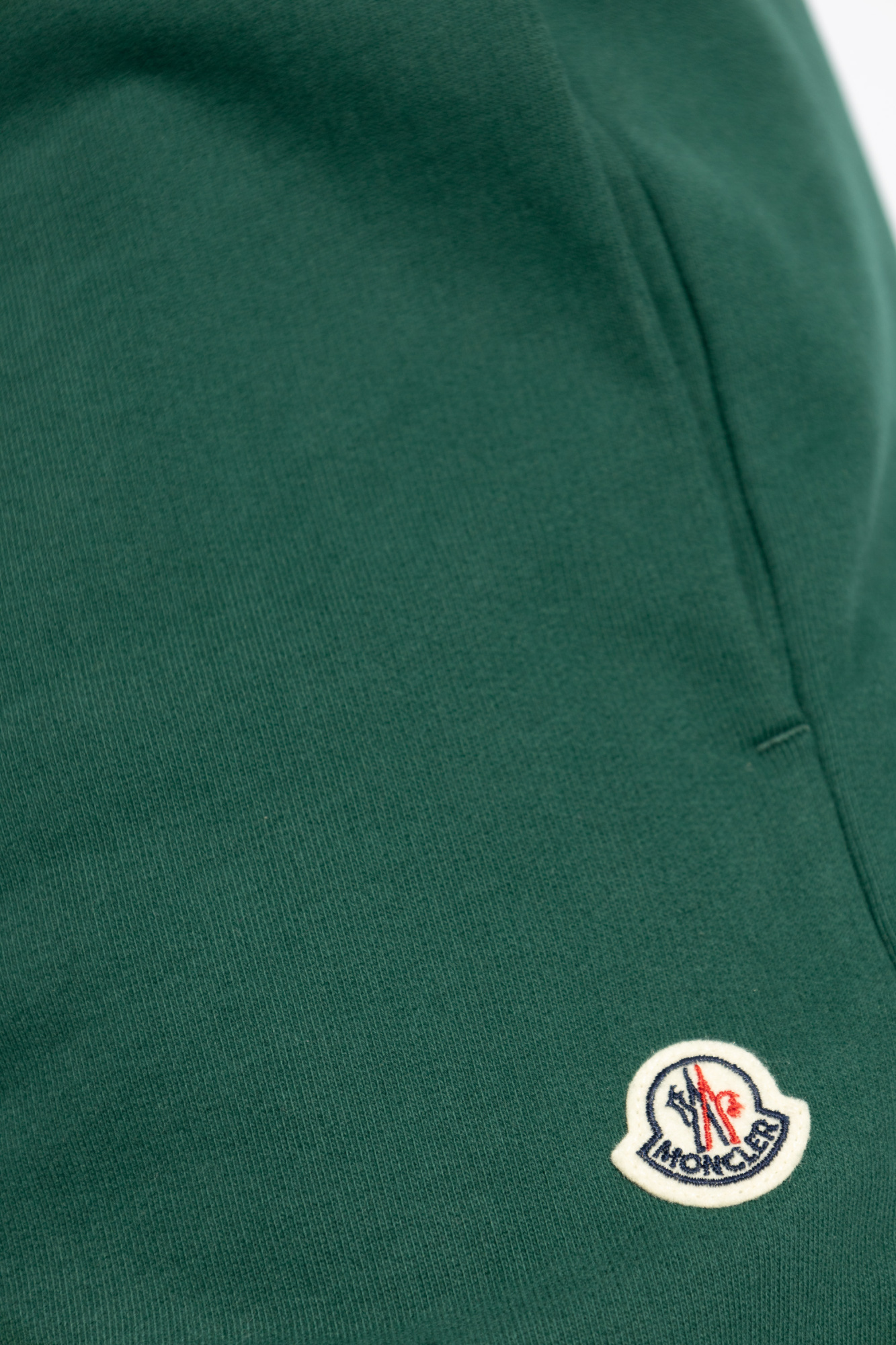 Moncler Elastic Waist Sweatpants In Green