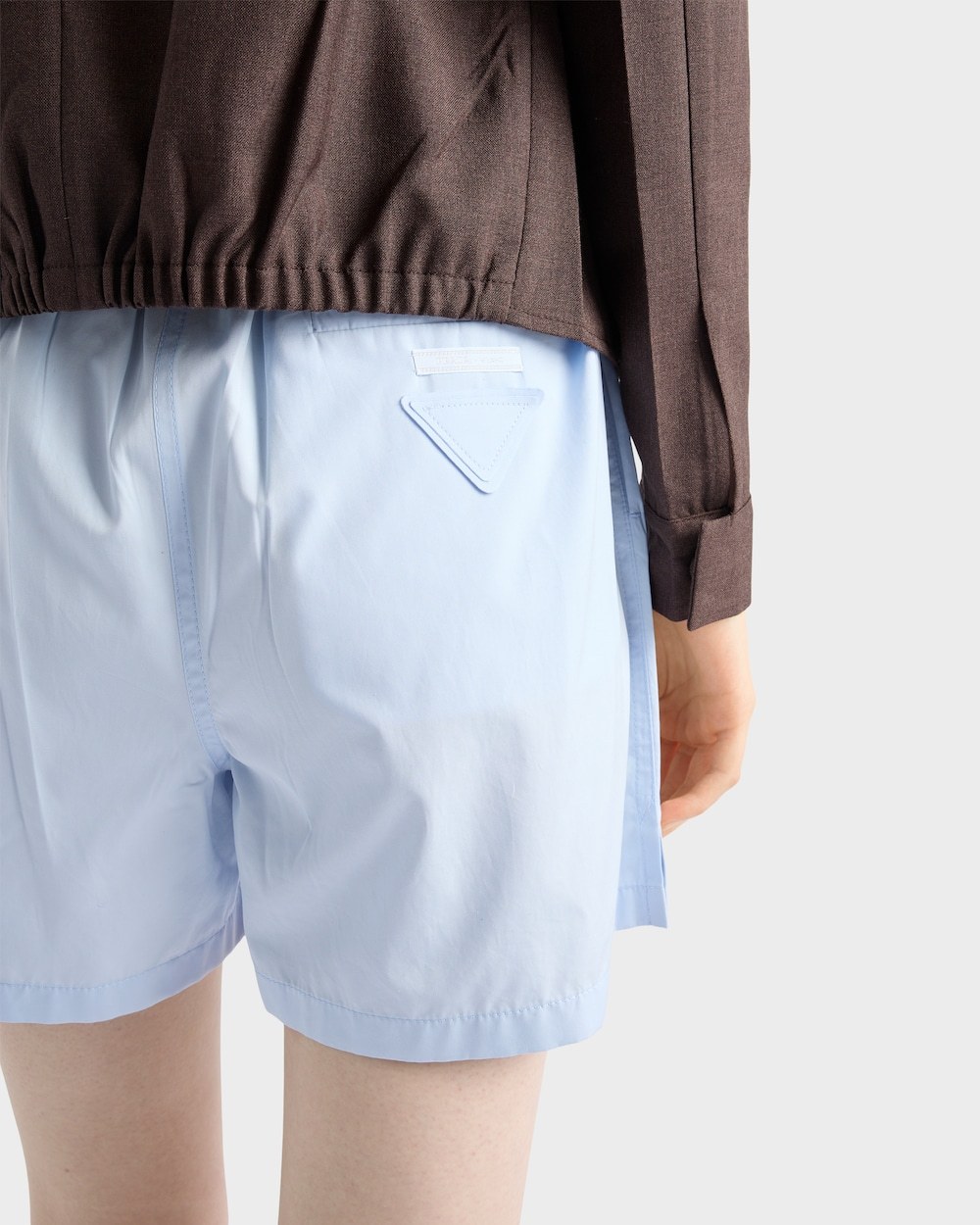 Prada Cotton-poplin Shorts