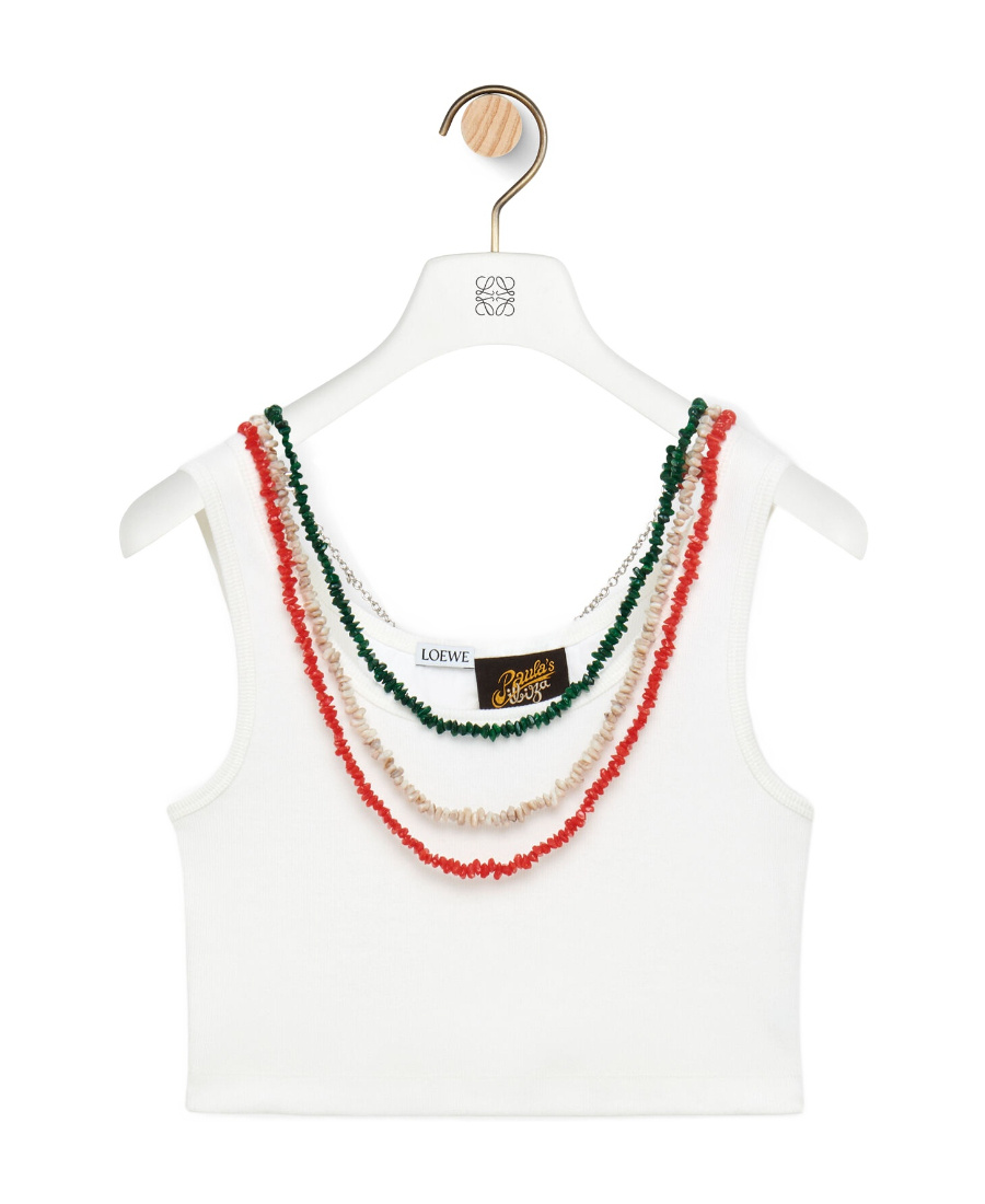 Loewe Embellished Tank Top In Cotton