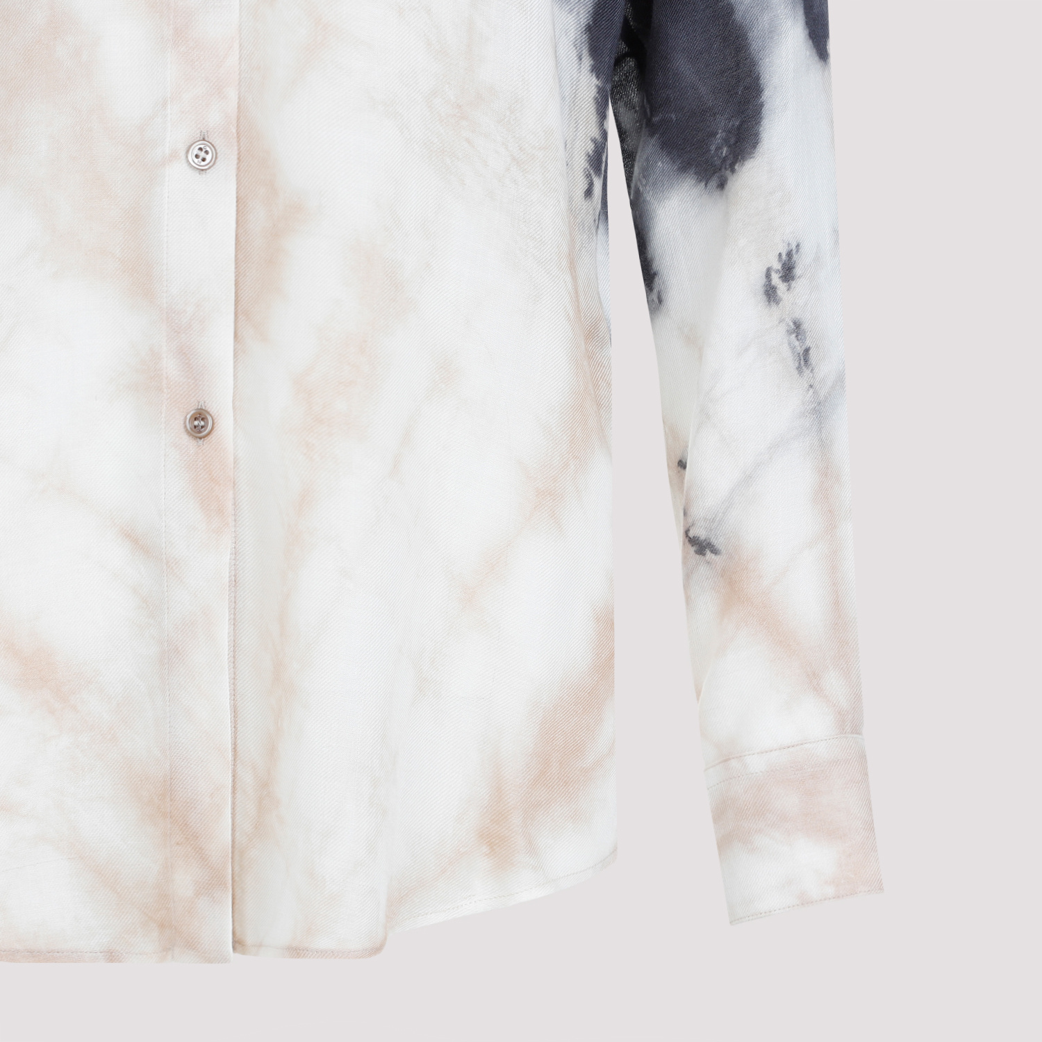 Gabriela Hearst Ferrara Tie-dye Shirt In White