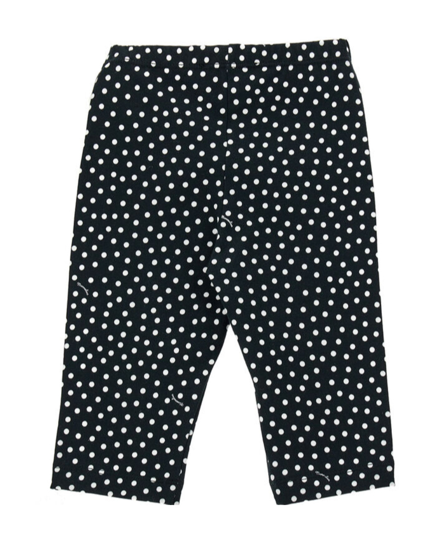 MONNALISA MONNALISA POLKA-DOT PRINTED ELASTICATED WAISTBAND LEGGINGS
