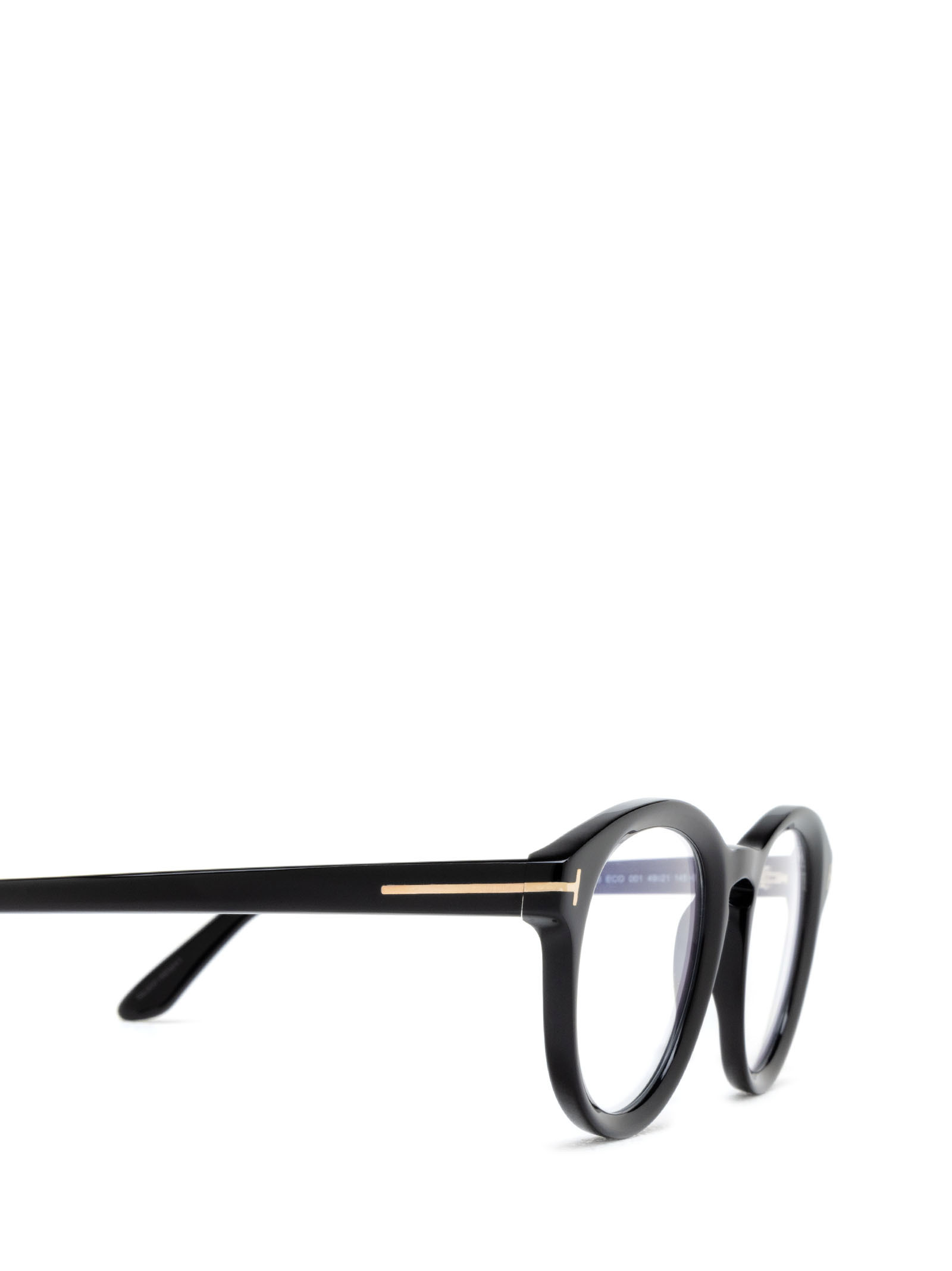 Tom Ford Eyewear Round Frame Glasses In Black