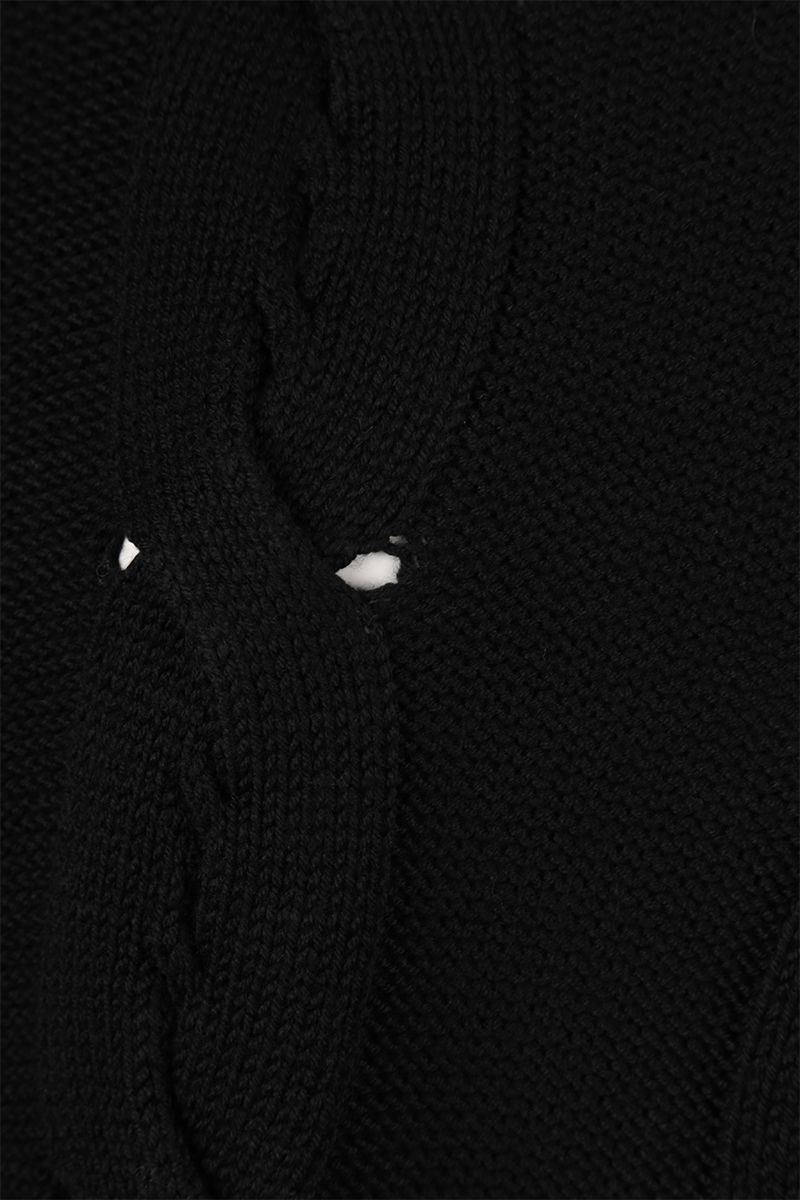 Off-white Woman Sweater Black Size 6 Wool In Black