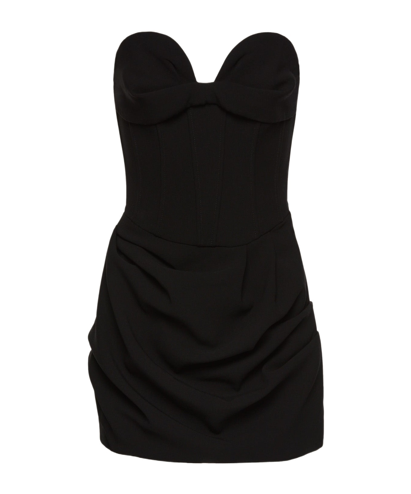 Magda Butrym Sleeveless Wool Dress In Black